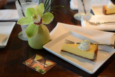 A slice of Key Lime pie at Tommy Bahama in St. Armands Circle, FL